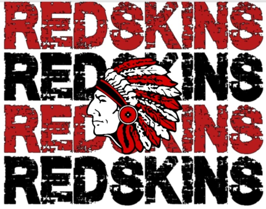 18” x 30” Rubber Back Doormat, Design: Redskins