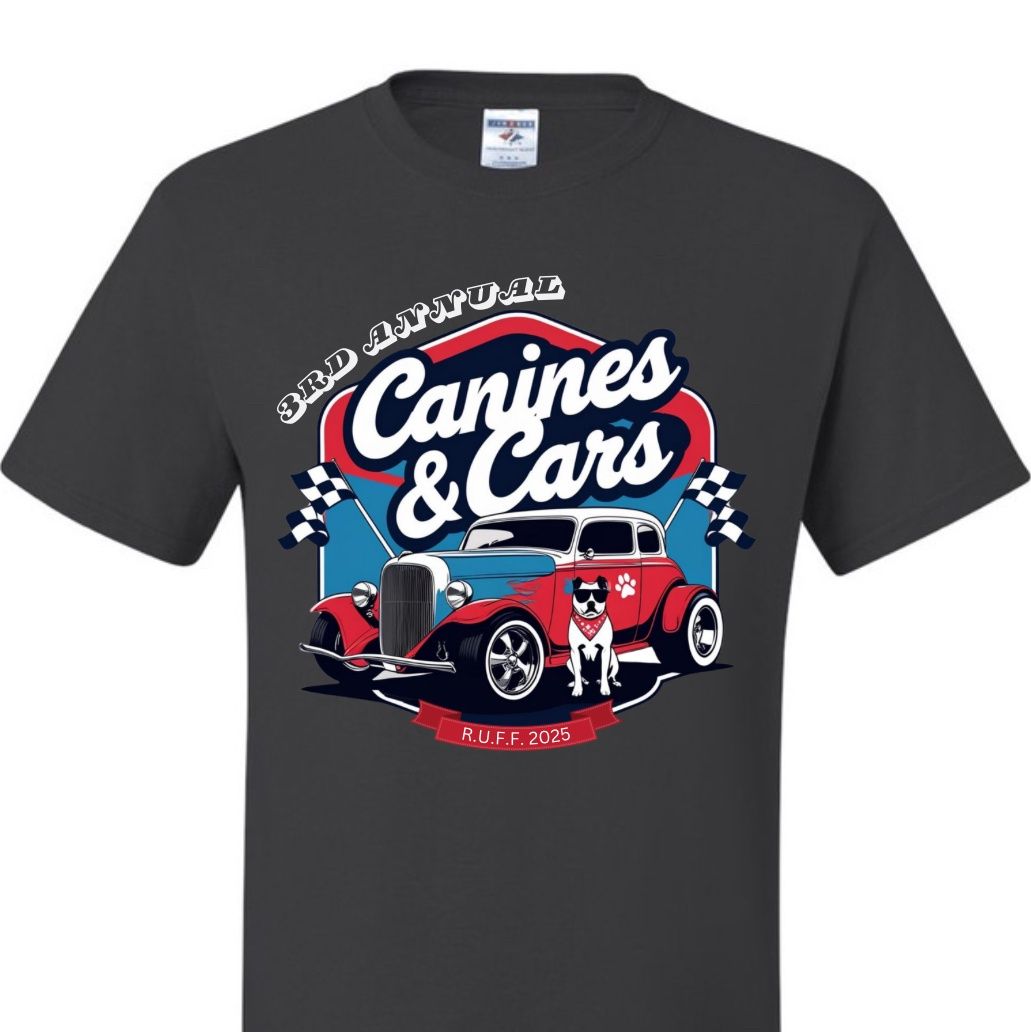 3rd Annual Canines &amp; Cars Shirt(Pre-order), Size: YXS