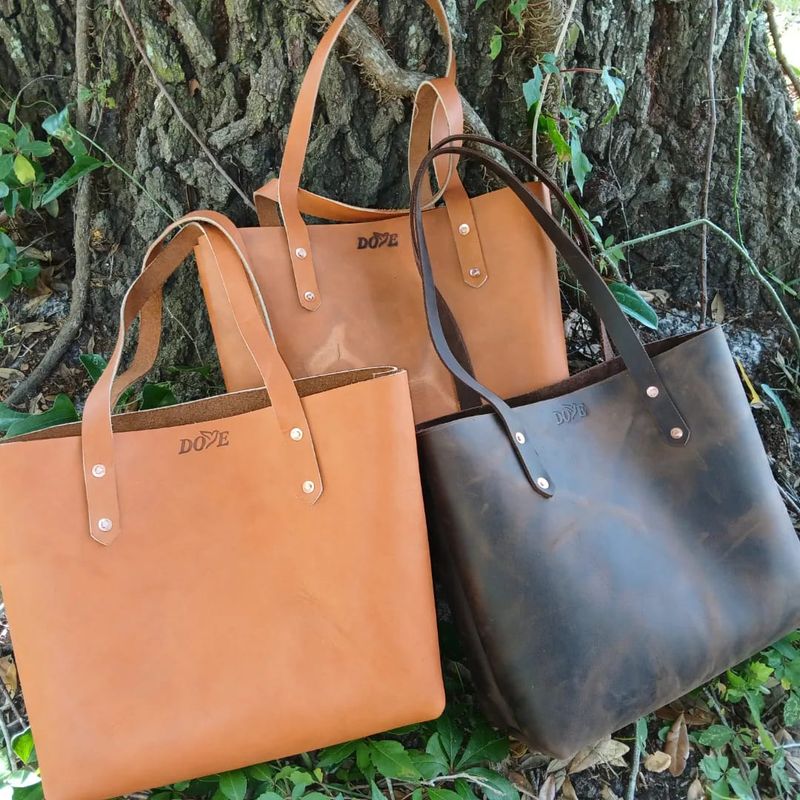 Utility Leather Tote