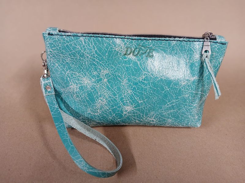 Crush Turquoise - Liberty grab-n-go wristlet - Ready to Ship!
