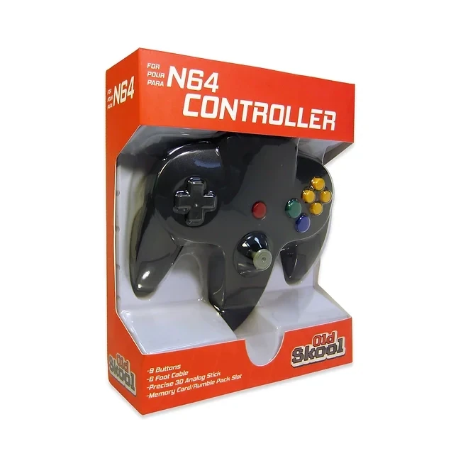 Old Skool N64 Controller Black