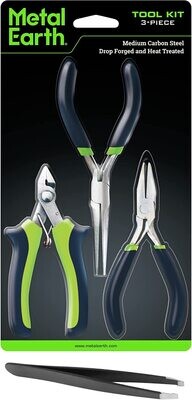 3-piece Tool Kit Clippers, Pliers, Needle Nose Metal Earth