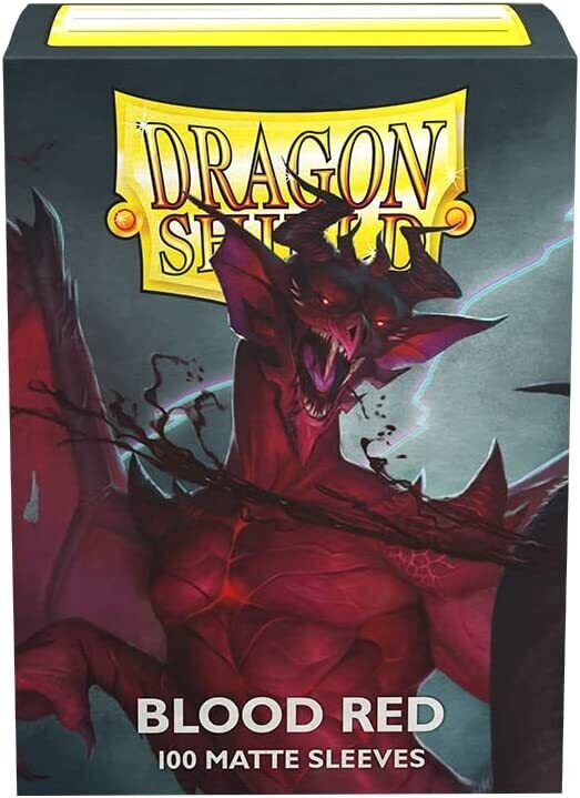 Dragon Shield Matte Blood Red 100ct