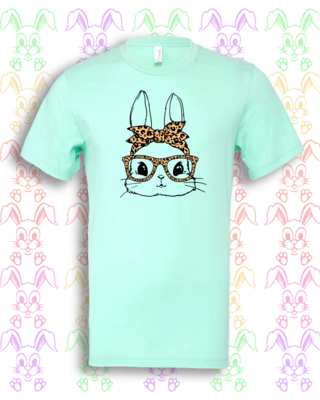 BUNNY WITH LEOPARD GLASSES