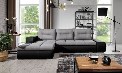 PlushSofaSleeper Corner Sofa bed with Storage S21/S11