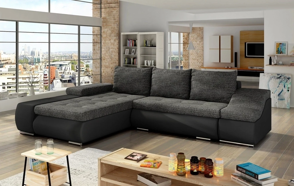 SleepSavvy Corner Sofa bed with Storage B02/S11