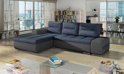 PlushSofaSleeper Corner Sofa bed with Storage S76/S93