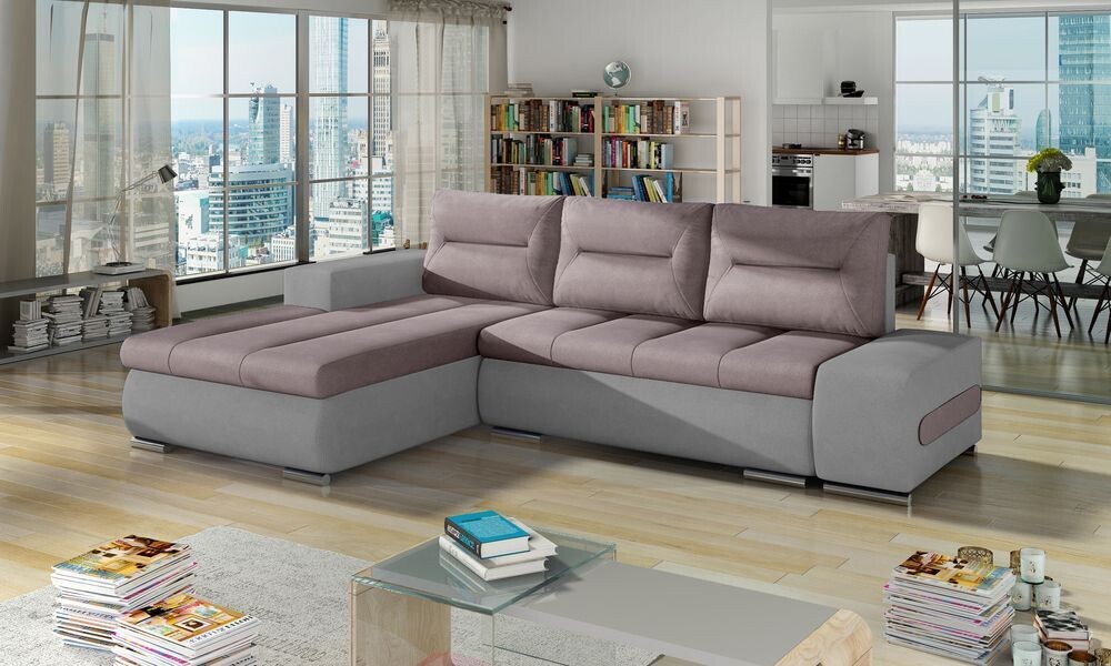 PlushSofaSleeper Corner Sofa bed with Storage S61/S83