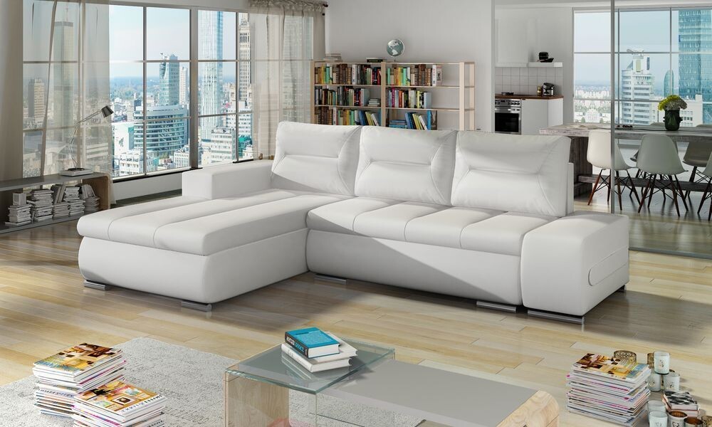 PlushSofaSleeper Corner Sofa bed with Storage S17