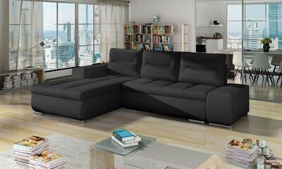 PlushSofaSleeper Corner Sofa bed with Storage S11
