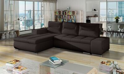 PlushSofaSleeper Corner Sofa bed with Storage S66