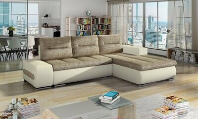 PlushSofaSleeper Corner Sofa bed with Storage B03/S33
