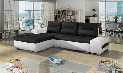 PlushSofaSleeper Corner Sofa bed with Storage S14/S17