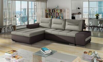 PlushSofaSleeper Corner Sofa bed with Storage S13/S66
