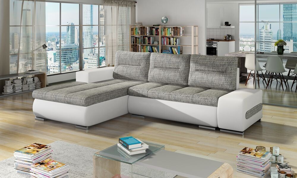 PlushSofaSleeper Corner Sofa bed with Storage B01/S17