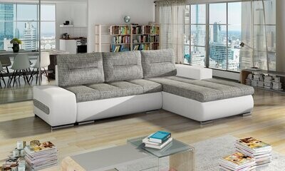 PlushSofaSleeper Corner Sofa bed with Storage B01/S17