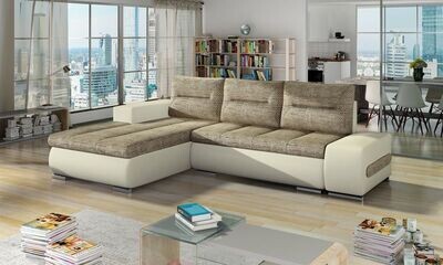PlushSofaSleeper Corner Sofa bed with Storage B03/S33