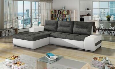 PlushSofaSleeper Corner Sofa bed with Storage S05/S17