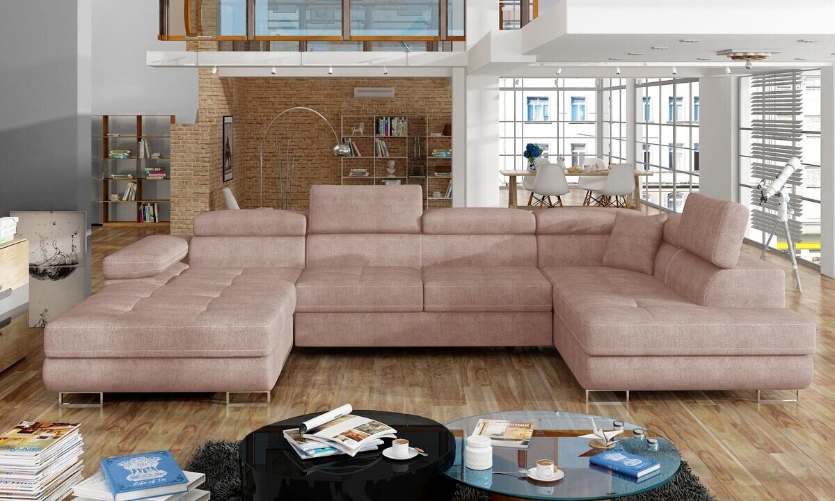 DreamCushion U shaped sofa bed with storage O91