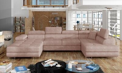 DreamCushion U shaped sofa bed with storage O91