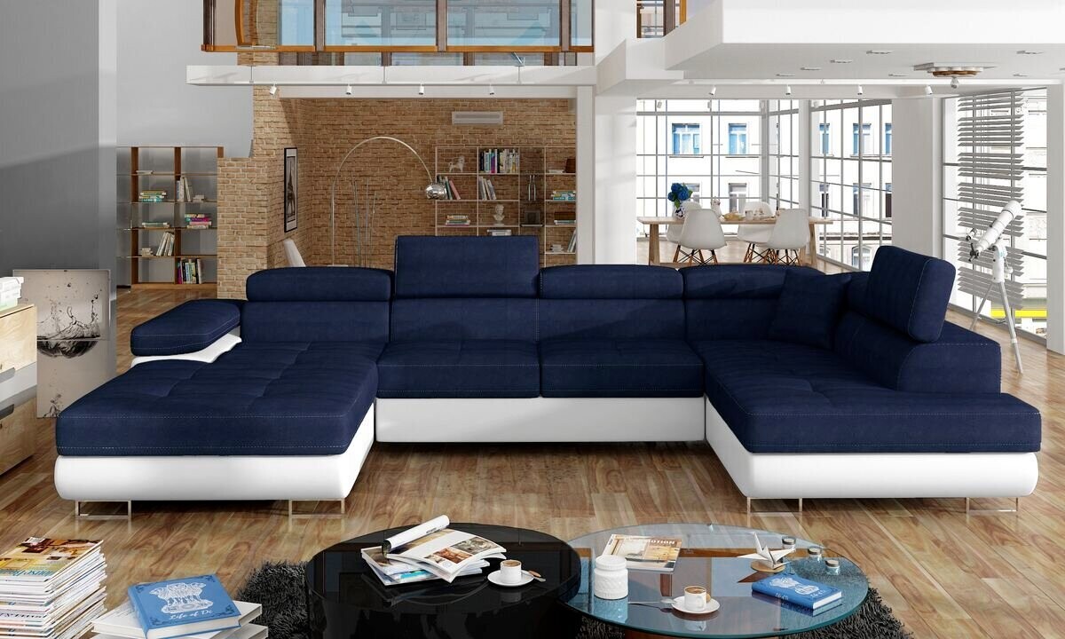 DreamCushion U shaped sofa bed with storage K09/S17