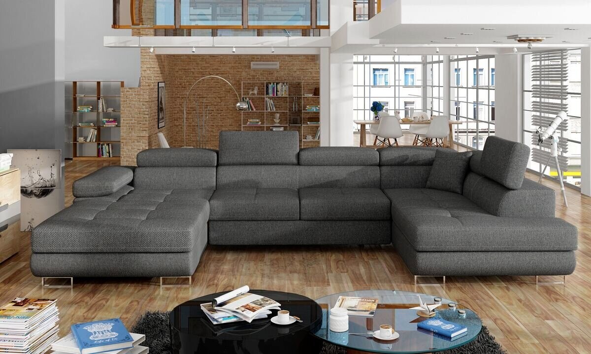 DreamCushion U shaped sofa bed with storage I96