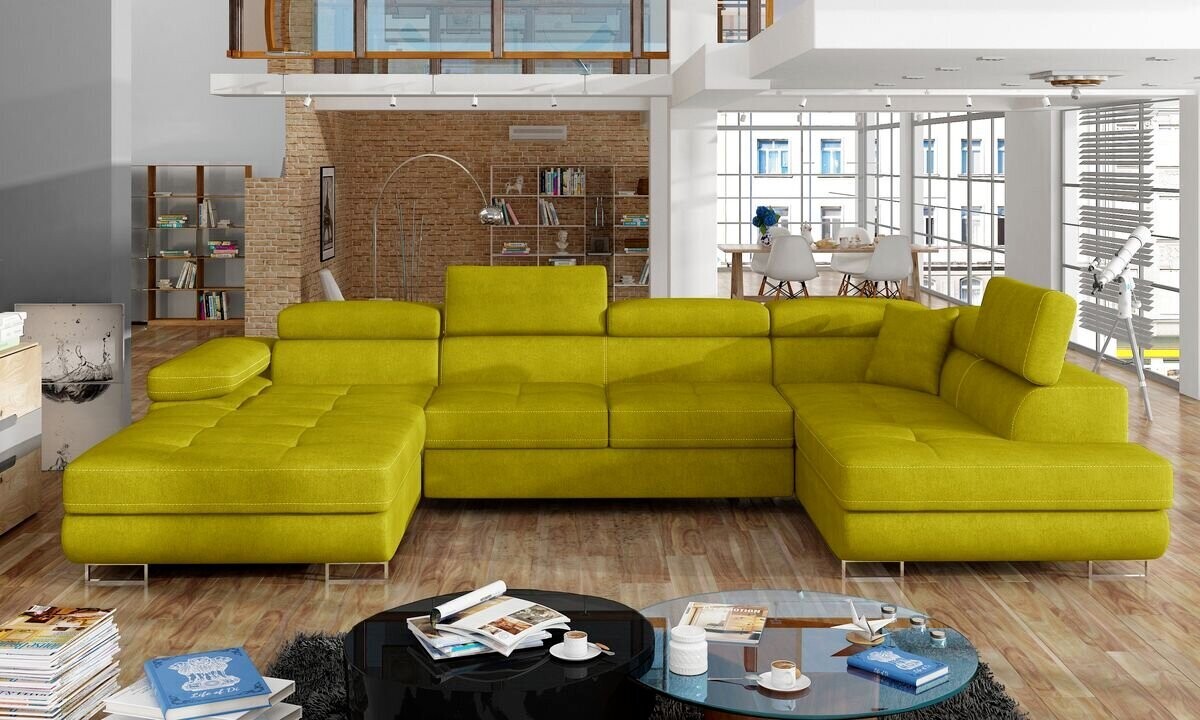 DreamCushion U shaped sofa bed with storage K11