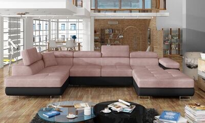 DreamCushion U shaped sofa bed with storage O91/S11