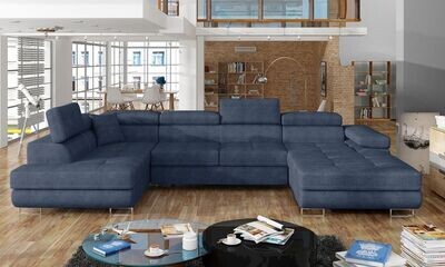 DreamCushion U shaped sofa bed with storage O86