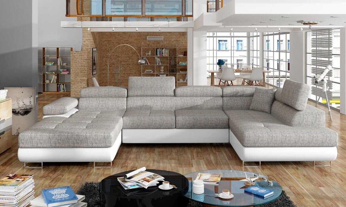 DreamCushion U shaped sofa bed with storage B01/S17