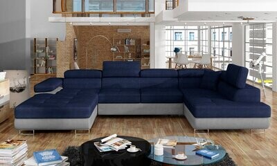 DreamCushion U shaped sofa bed with storage K09/P05