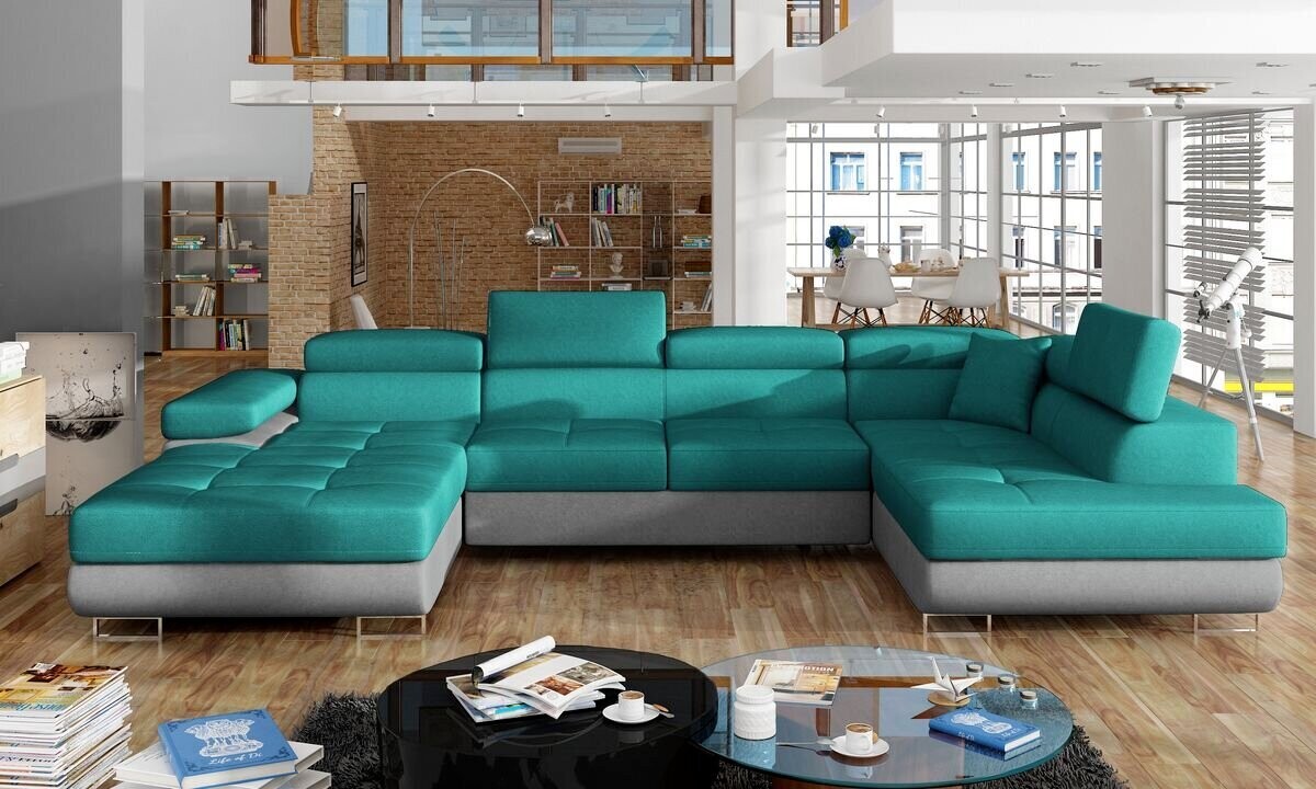 DreamCushion U shaped sofa bed with storage D85/D90