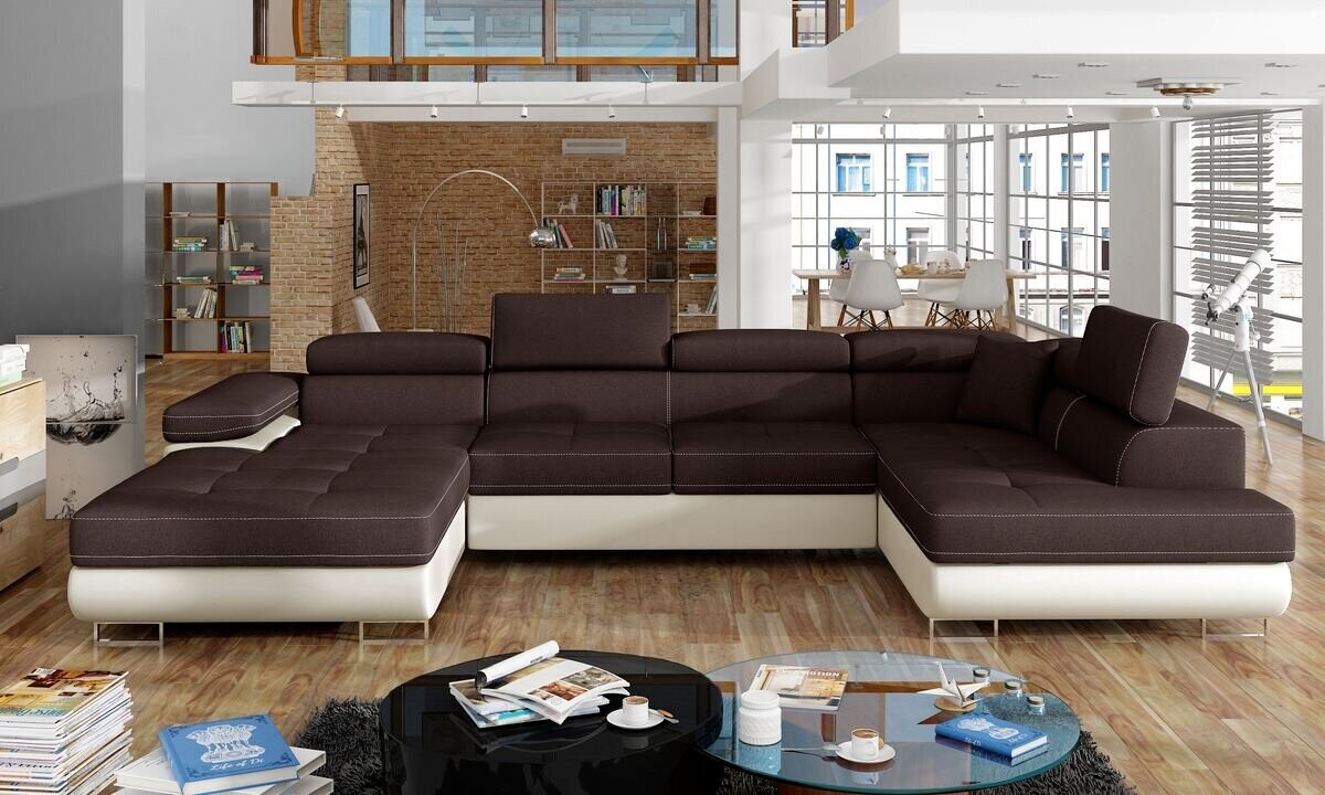 DreamCushion U shaped sofa bed with storage S26/S33
