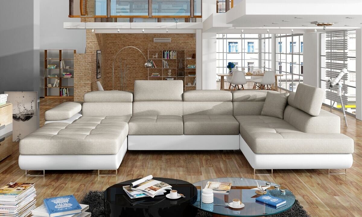 DreamCushion U shaped sofa bed with storage D21/S17