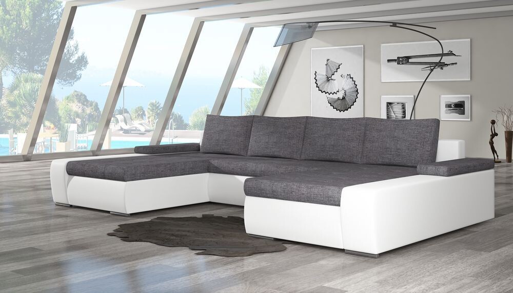 Leeds U shaped sofa bed with storage  S05/S17