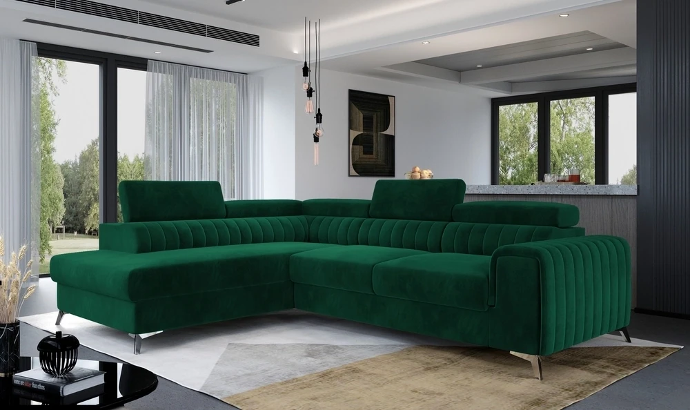 English Classic Corner Sofa bed with Storage K19