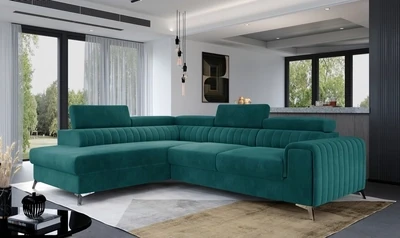English Classic Corner Sofa bed with Storage M75