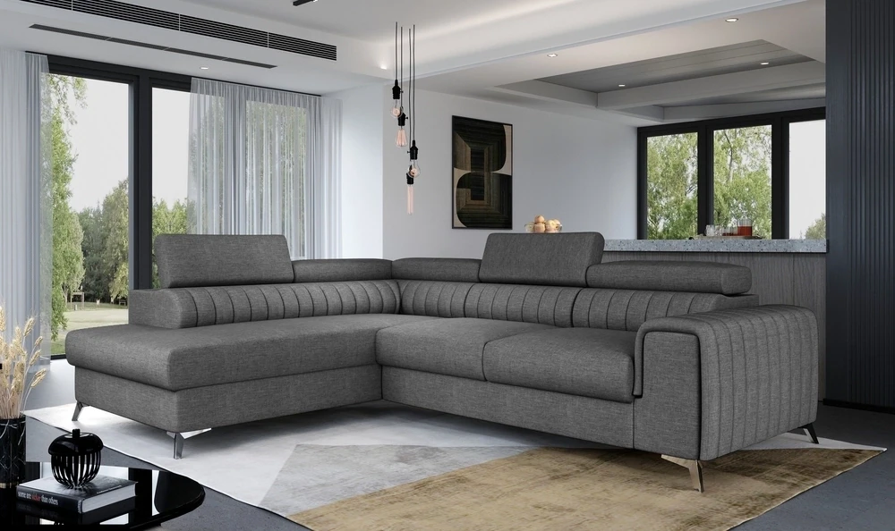 English Classic Corner Sofa bed with Storage S05