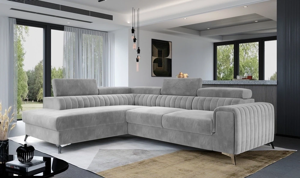 English Classic Corner Sofa bed with Storage P05