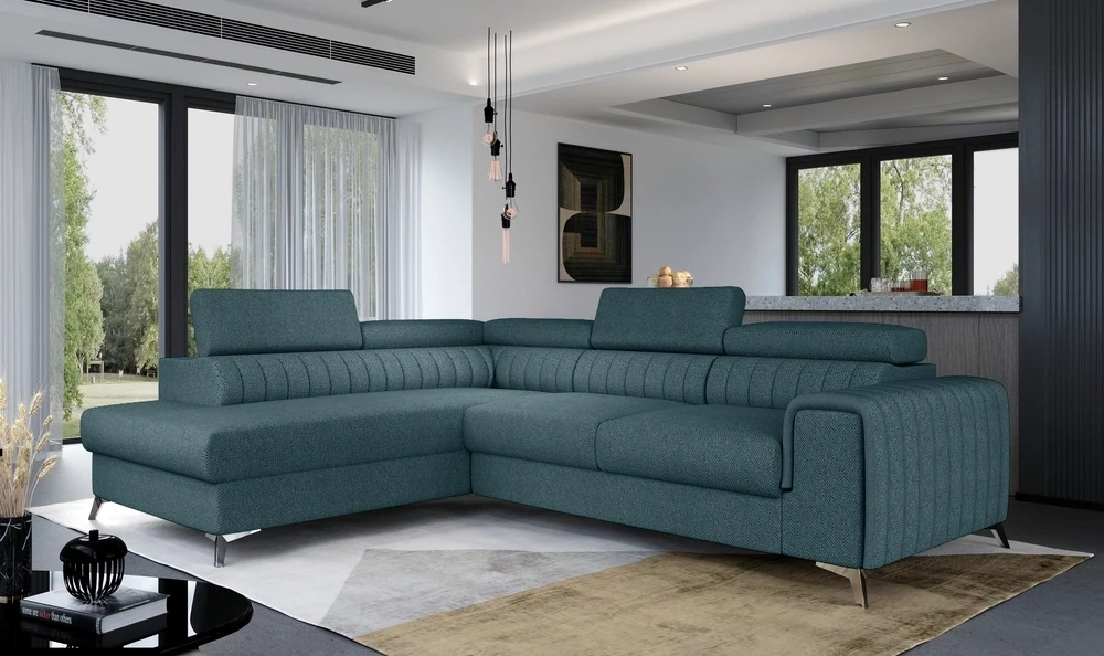 English Classic Corner Sofa bed with Storage G75