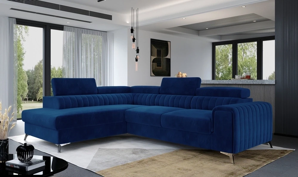 English Classic Corner Sofa bed with Storage K09