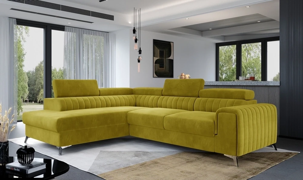 English Classic Corner Sofa bed with Storage K11