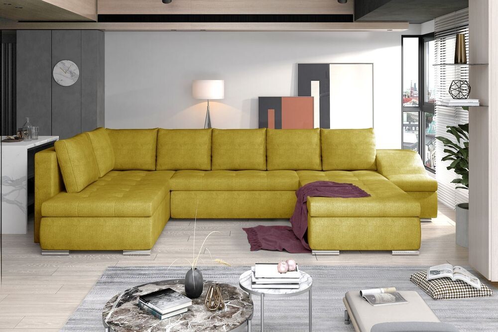 SofaSleep U shaped sofa bed with storage K11
