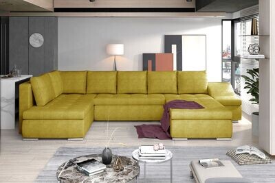 SofaSleep U shaped sofa bed with storage K11