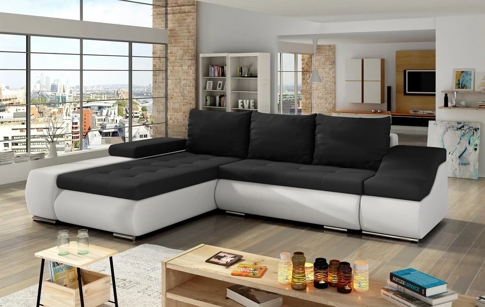 SleepSavvy Corner Sofa bed with Storage S14/S17, Corner Side Facing Sofa: Left Corner