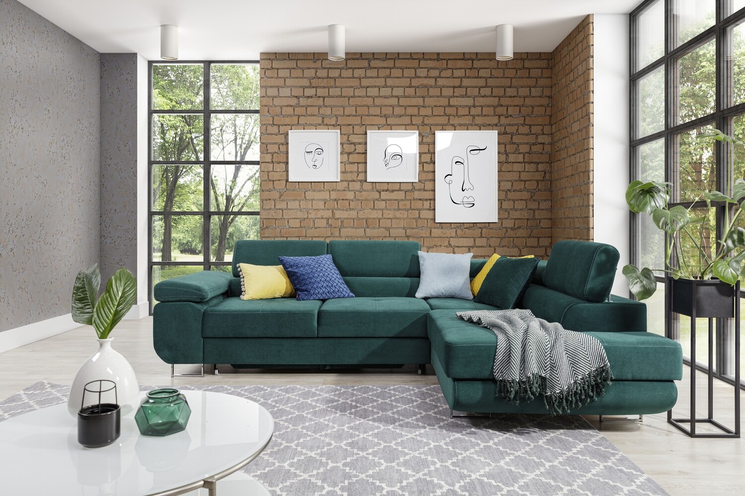 CornerDream Sofa bed with Storage K19