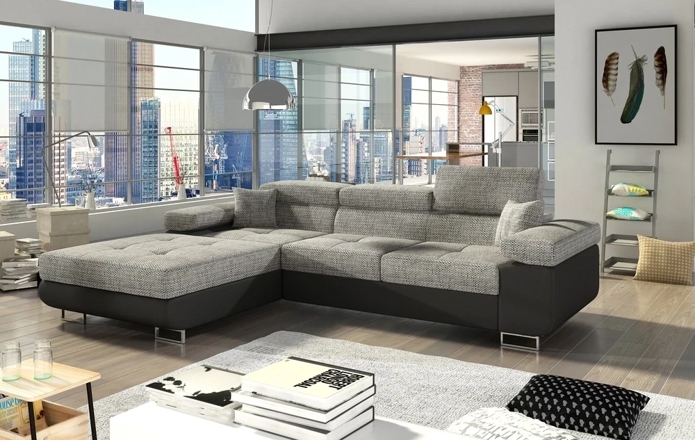 ComfortMax Corner Sofa bed with Storage B01/S11, Corner Side Facing Sofa: Left Corner