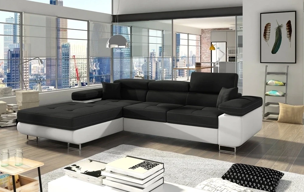 ComfortMax Corner Sofa bed with Storage S14/S17, Corner Side Facing Sofa: Left Corner