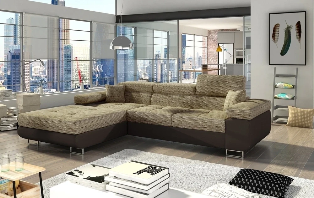 ComfortMax Corner Sofa bed with Storage B03/S66, Corner Side Facing Sofa: Left Corner