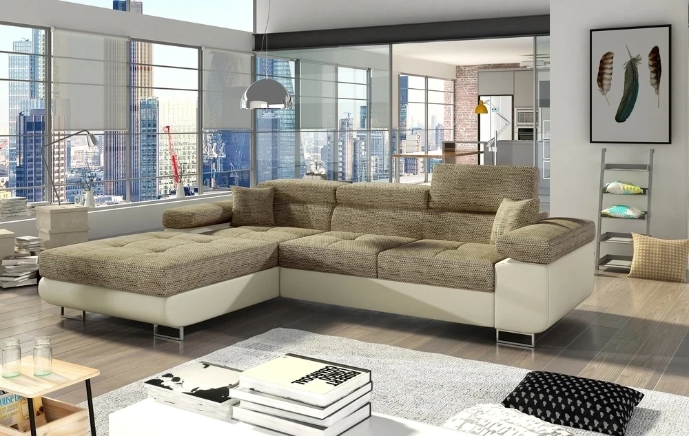 ComfortMax Corner Sofa bed with Storage B03/S33, Corner Side Facing Sofa: Left Corner